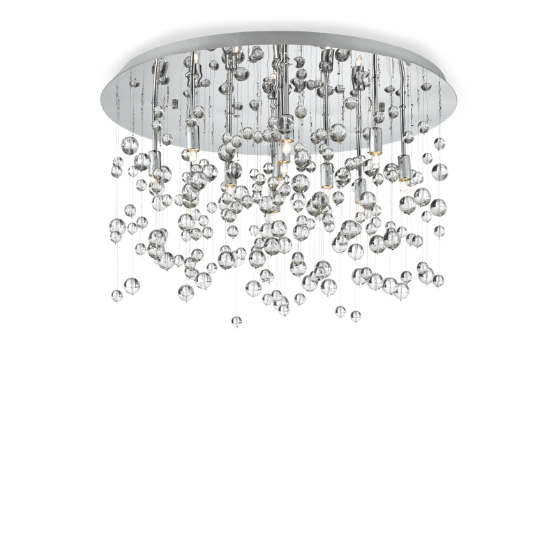 Plafoniera/Aplica NEVE Ideal Lux, G9 max 8 x 40W, D40, Crom