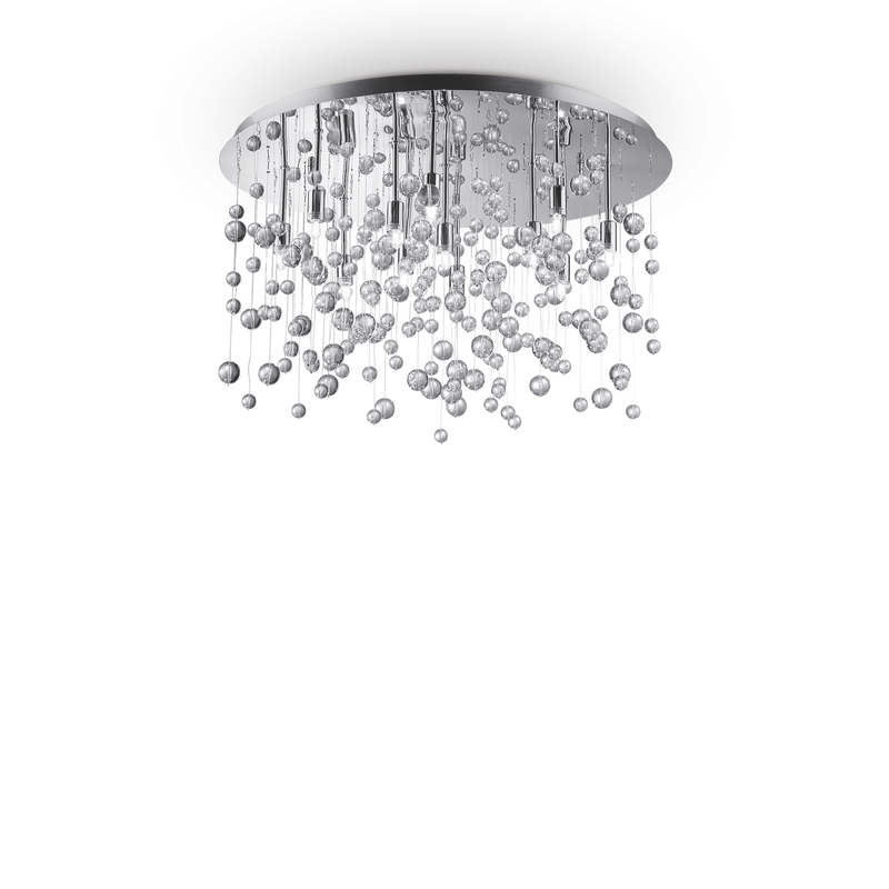Plafoniera/Aplica NEVE Ideal Lux, G9 max 12 x 40W, D63, Crom