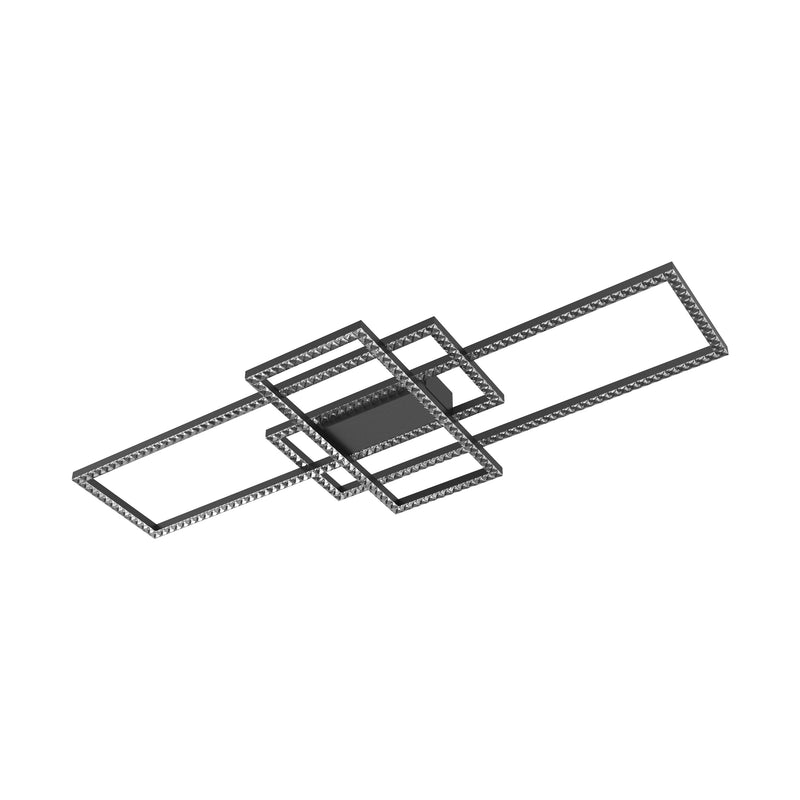 Plafoniera Zuma Line ERVI LED Negru Mat