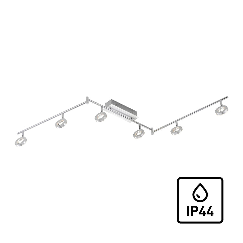 Plafoniera Paul Neuhaus SILEDA 6xLED Aluminiu