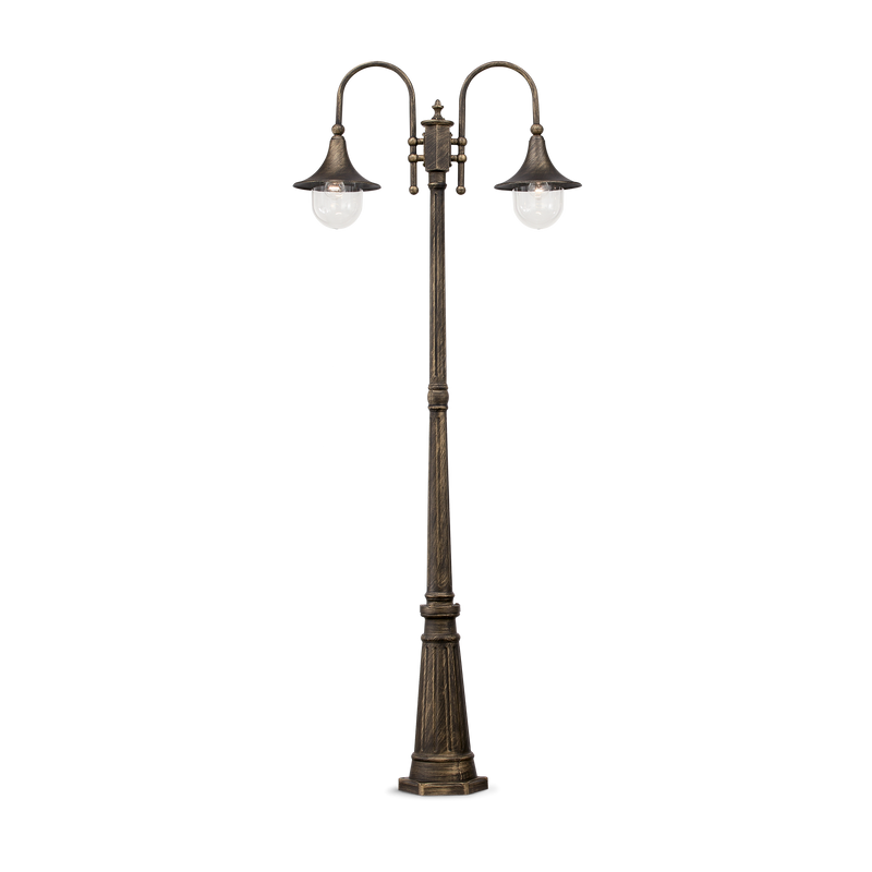 Lampadar CIMA Ideal Lux, E27 max 2 x 60W, L 830 x H 2160 x P 250 mm, Negru
