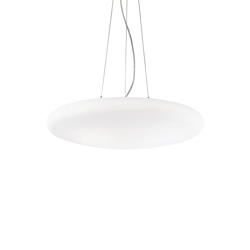 Lustra SMARTIES Ideal Lux, E27 max 3 x 60W, Alb, D50