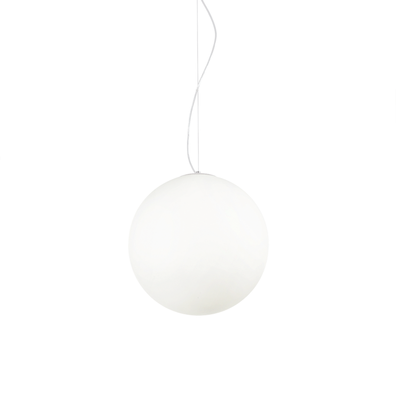Lustra MAPA BIANCO Ideal Lux, E27 max 1 x 60W, Alb, D 400 x H min 650 / max 2400 mm