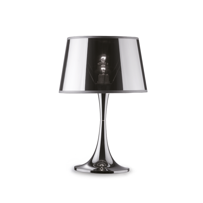 Veioza LONDON Ideal Lux, E27 max 1 x 60W, Crom 32 cm