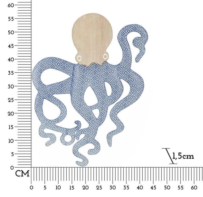 Decorațiune Perete Mauro Ferretti Octopus, 41x57 cm