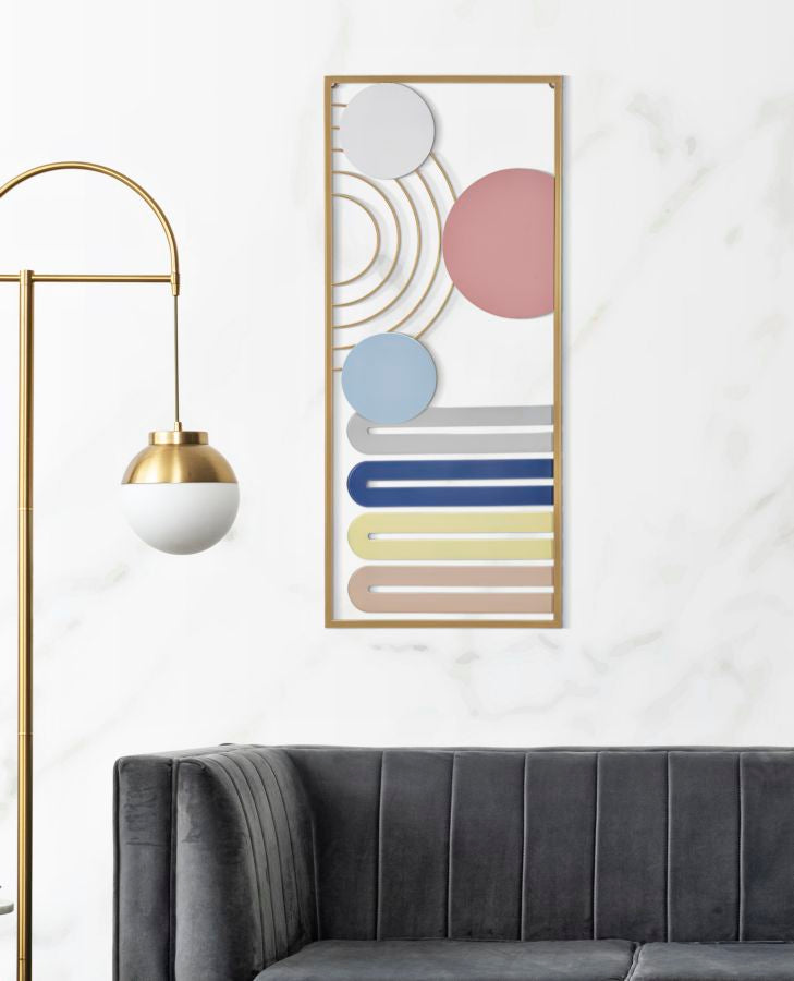 Decorațiune Perete Mauro Ferretti Colorat, 38x84 cm