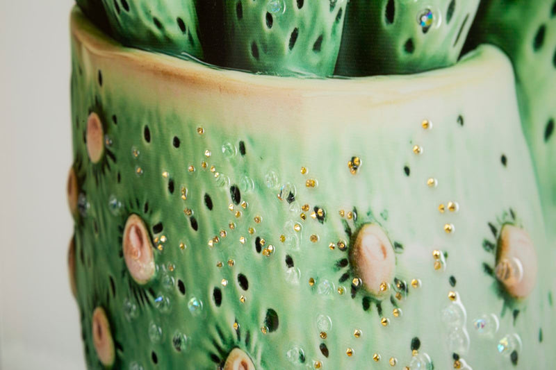 Tablou Mauro Ferretti Cactus Jar, 40x40 cm, 000A