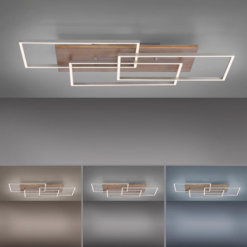 Plafoniera Paul Neuhaus PALMA 3xLED Lemn