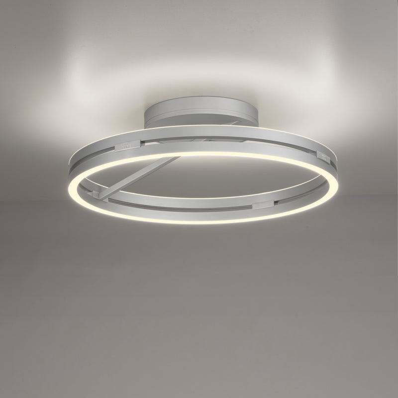 Plafoniera Paul Neuhaus PURE LOOP 2xLED Aluminiu