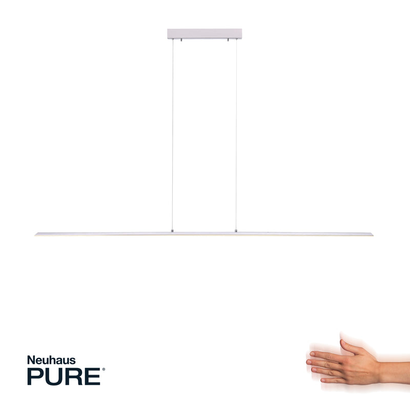 Lustra Paul Neuhaus PURE-LITE LED Argintiu