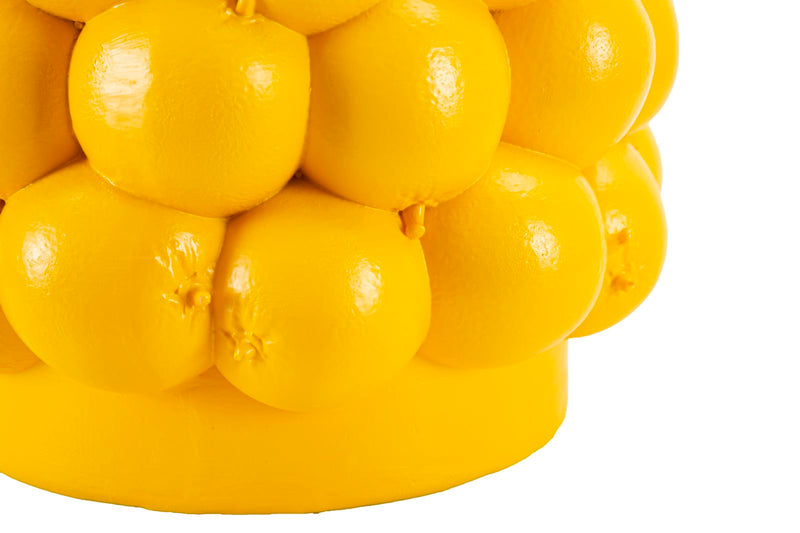 Vază Mauro Ferretti Lemons, Yellow, Ø21 cm