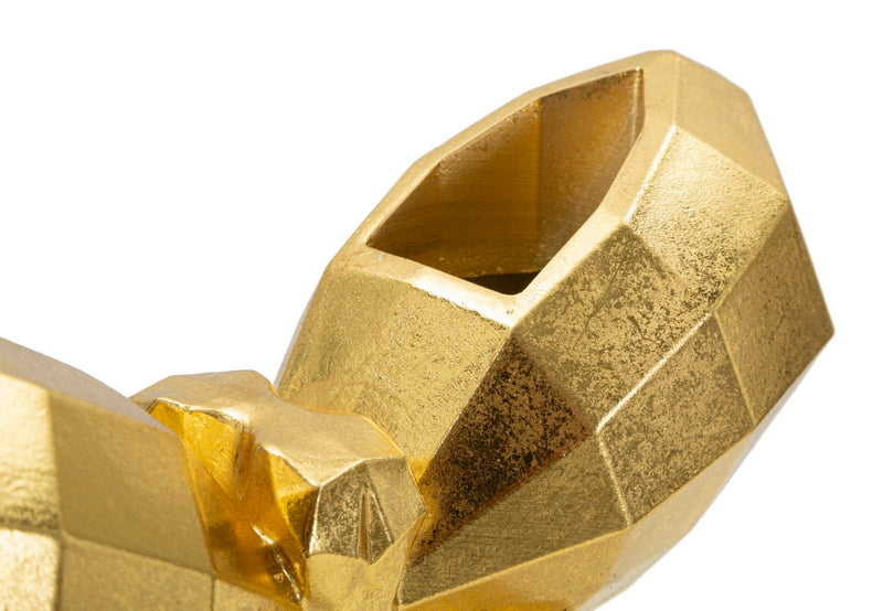 Vază Mauro Ferretti Fluture, Auriu, 22x15 cm