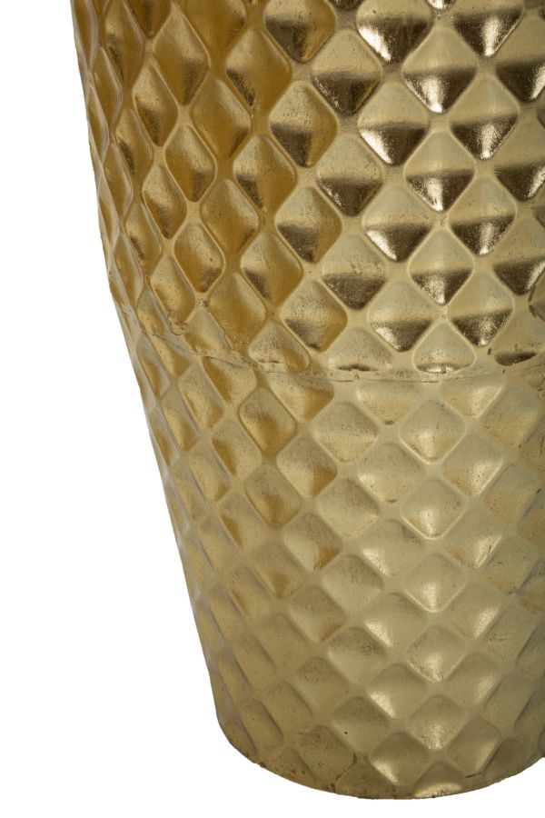 Vază Mauro Ferretti Glotty, Auriu, Ø48 cm