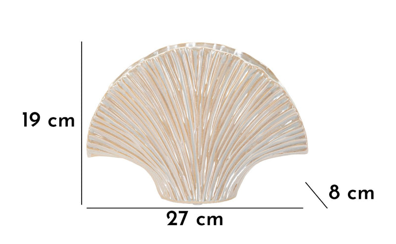 Vază Mauro Ferretti Pot Perly, Pearl Color, 27x19 cm