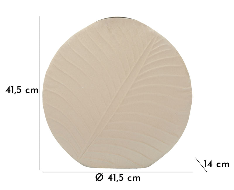 Vază Mauro Ferretti Rotund Vase Dune, Crem, Ø42 cm