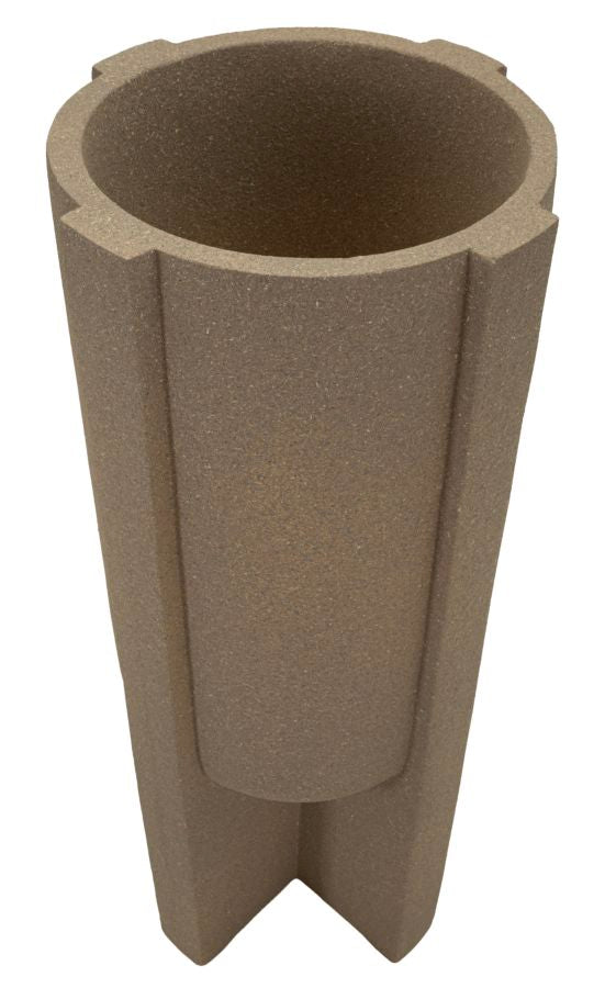 Vază Mauro Ferretti Moai Exterior Vase, Maro, Ø42 cm