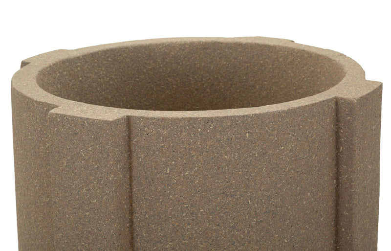 Vază Mauro Ferretti Moai Exterior Vase, Maro, Ø42 cm