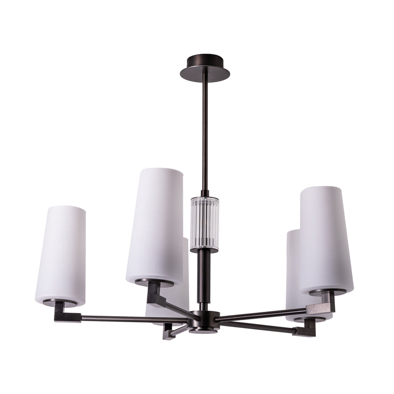 Lustra Zuma Line VINCENZA 5xE27 LED Titan Periat