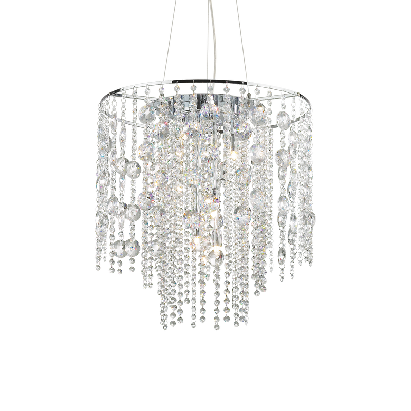 Lustra EVASIONE Ideal Lux, G9 max 10 x 40W, Crom, 51 cm