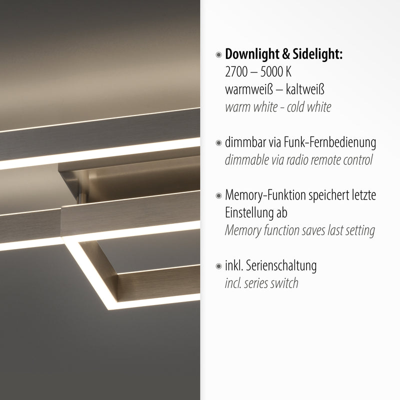 Plafoniera Paul Neuhaus PAAN 2xLED Argintiu