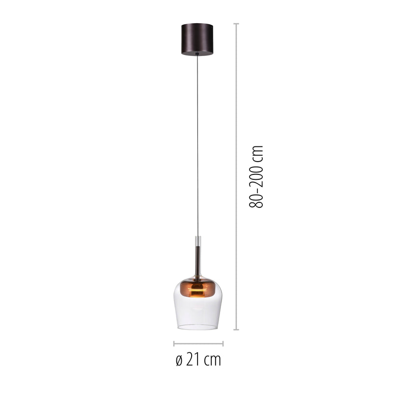 Lustra Paul Neuhaus Q-KON LED Cupru