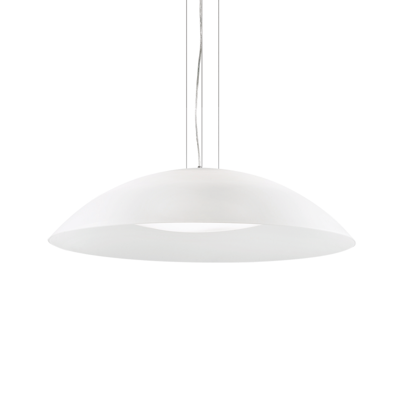 Lustra LENA Ideal Lux, E27 max 3 x 60W, Alb