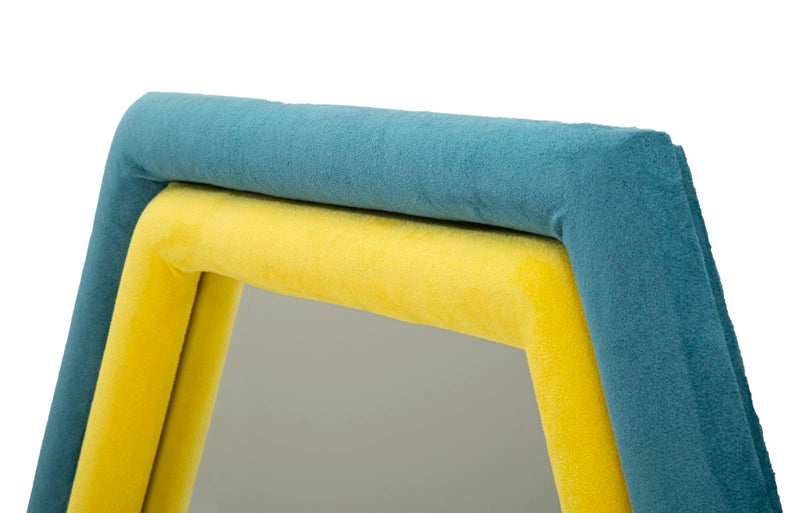 Oglindă Mauro Ferretti Tony Blue/Yellow, 75x80 cm