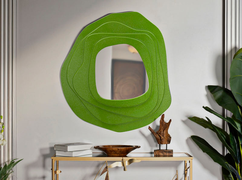 Oglindă Mauro Ferretti Dalia, Verde, 90x97 cm