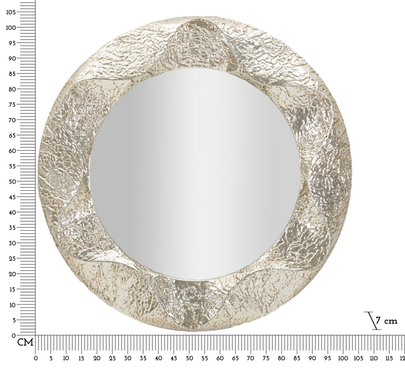 Oglindă Mauro Ferretti Argelux Rotund, Argintiu, Ø104 cm