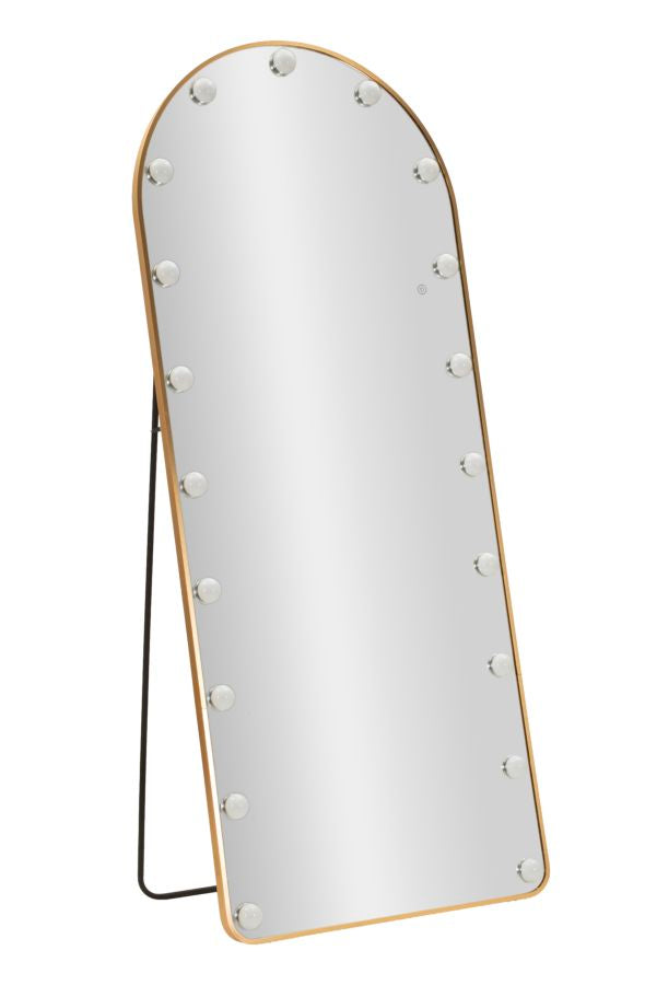 Oglindă Mauro Ferretti LED, Auriu, 70x170 cm