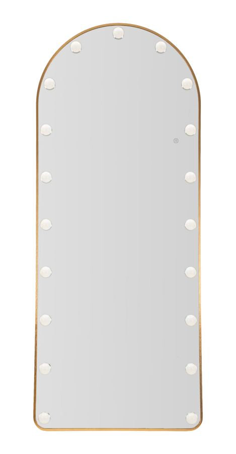 Oglindă Mauro Ferretti LED, Auriu, 70x170 cm