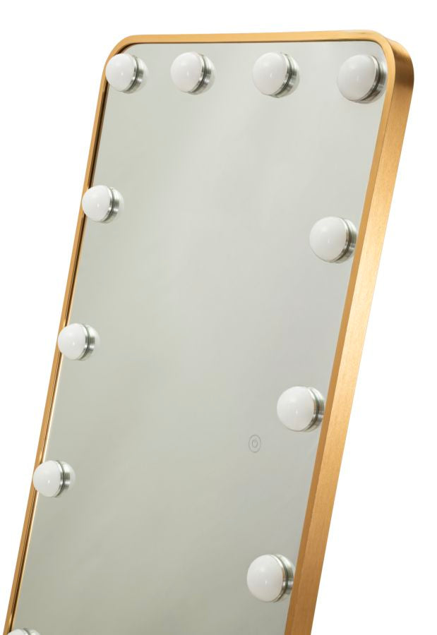 Oglindă Mauro Ferretti LED, Auriu, 50x160 cm