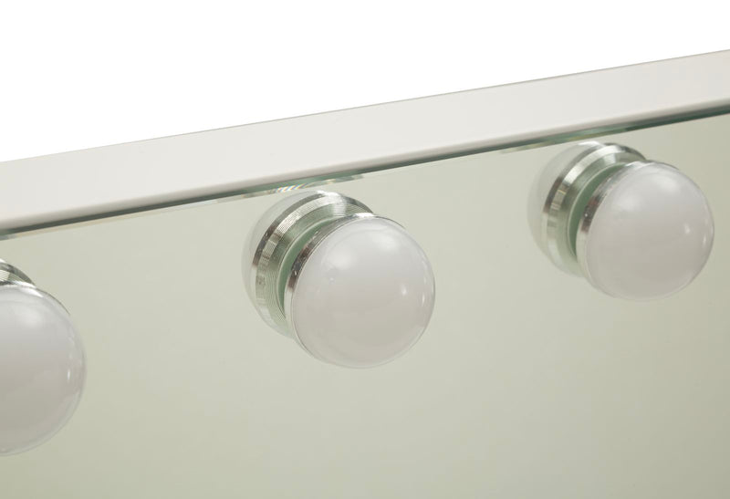 Oglindă de Masă Mauro Ferretti LED, Alb, Ø9 cm