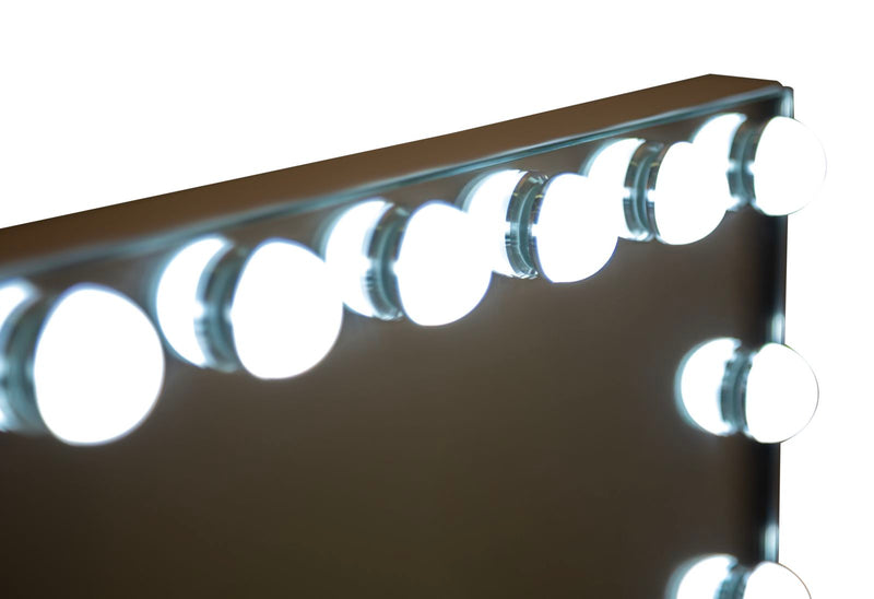 Oglindă de Masă Mauro Ferretti LED, Alb, Ø9 cm