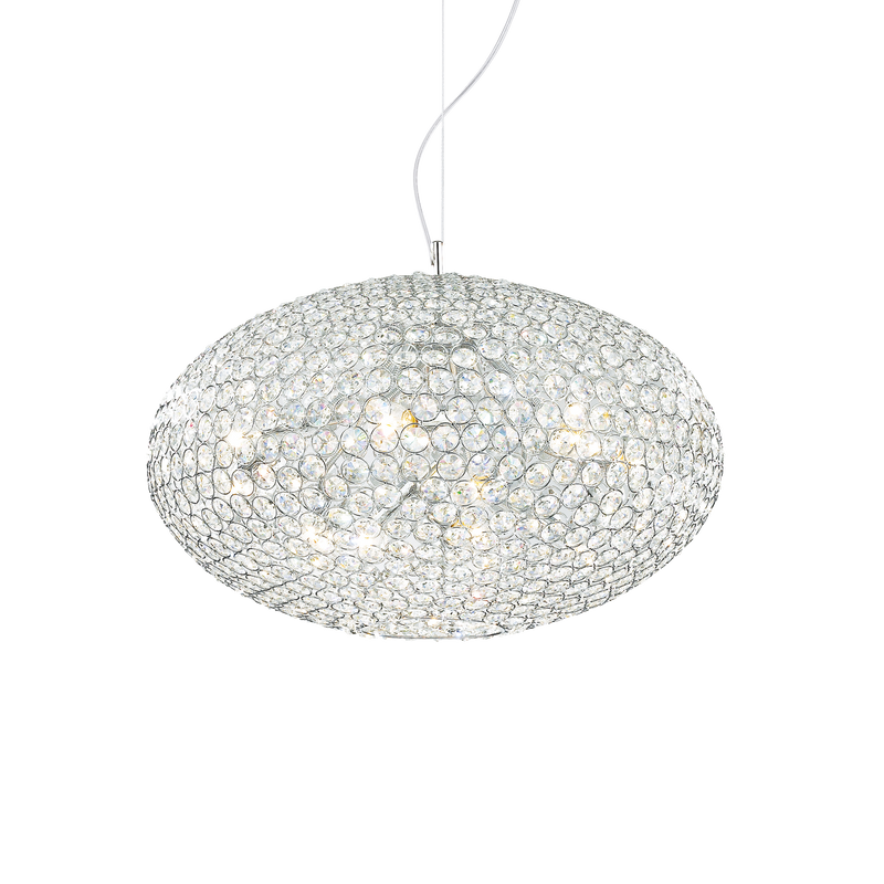 Lustra ORION Ideal Lux, E14 max 8 x 40W, SP8, Crom