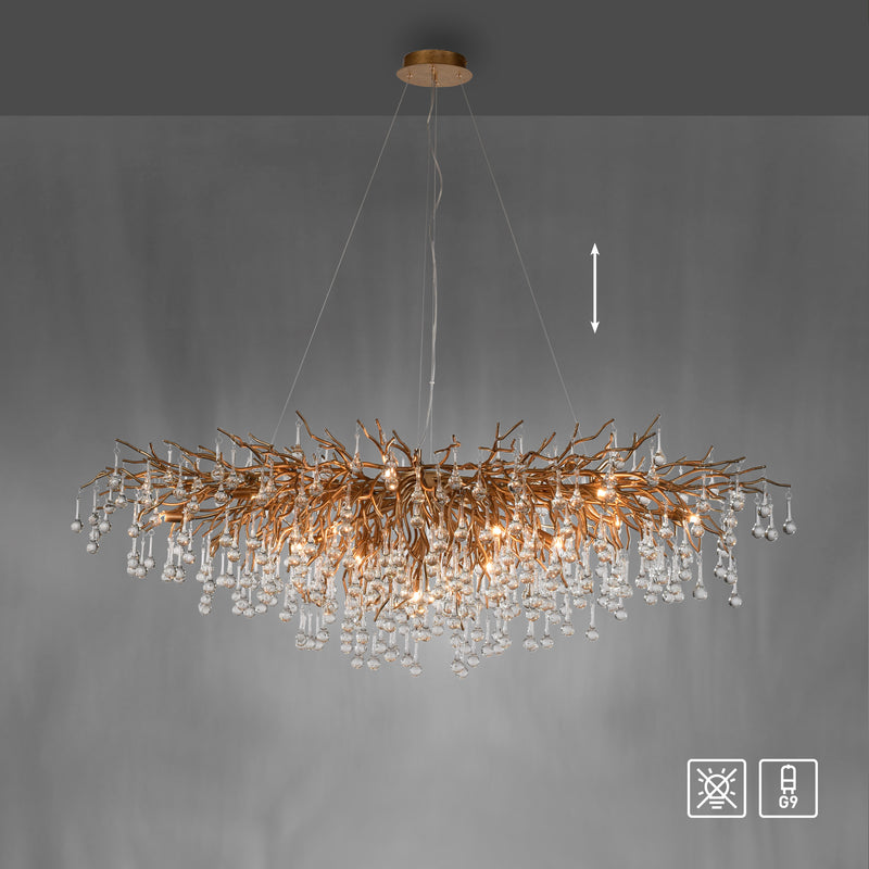 Lustra Paul Neuhaus ICICLE 15xG9 Alama Antic