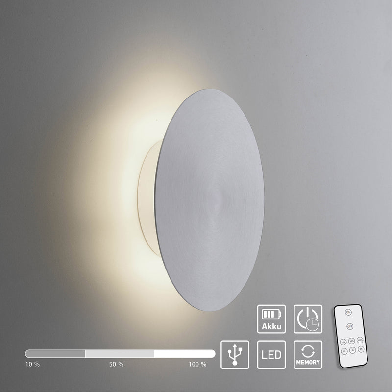 Aplica Paul Neuhaus AKKU-PUNTUA LED Aluminiu