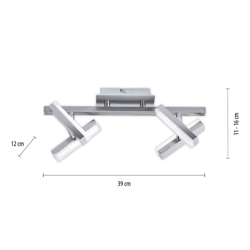 Plafoniera Paul Neuhaus RICO 4xLED-BOARD Otel