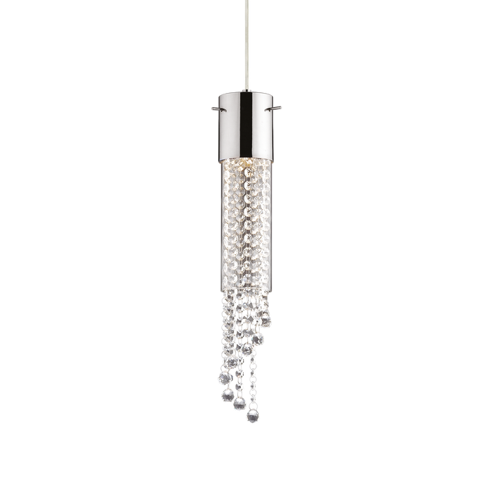 Lustra GOCCE Ideal Lux, GU10 max 1 x 28W, Crom, 9 cm