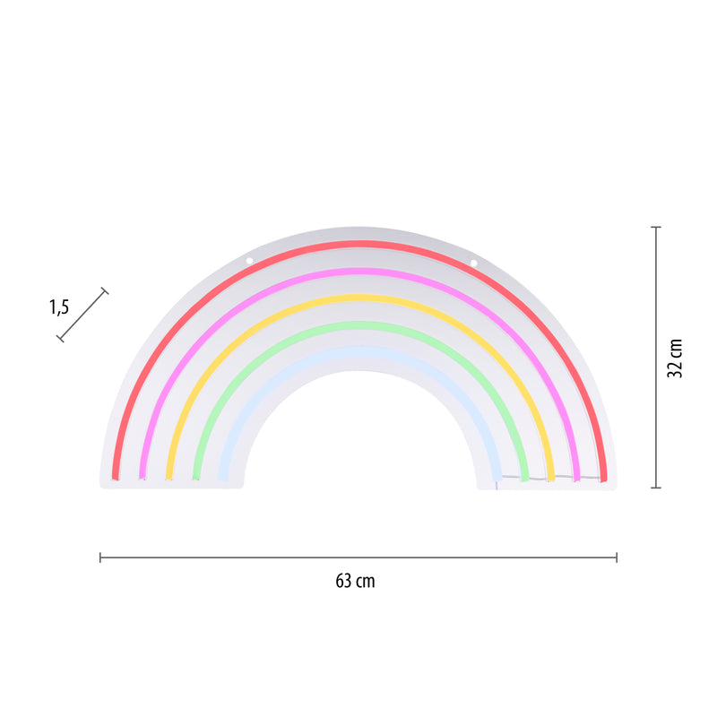 Aplica Paul Neuhaus NEON-RAINBOW LED Multicolor