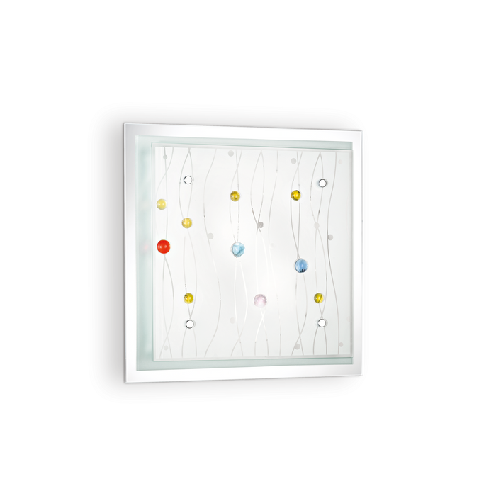 Plafoniera OCEAN Ideal Lux, E27 max 2 x 60W, L 550 x H 135 x P 80 mm, Multicolor