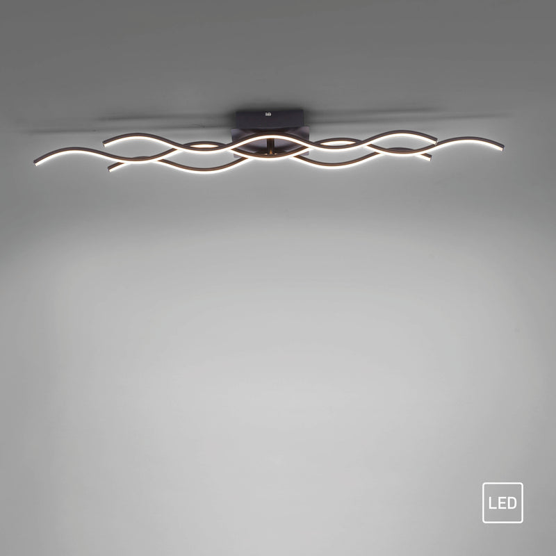 Plafoniera Paul Neuhaus WAVE LED Negru