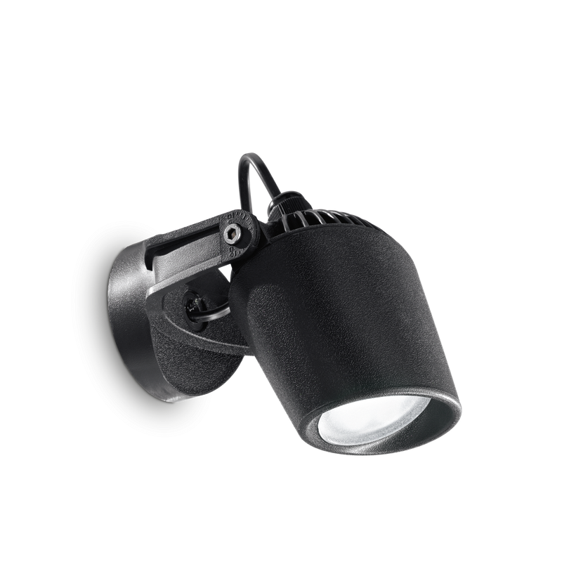 Aplica ELIO Ideal Lux, GU10 max 1 x 6W, Negru, Ap1, Nero