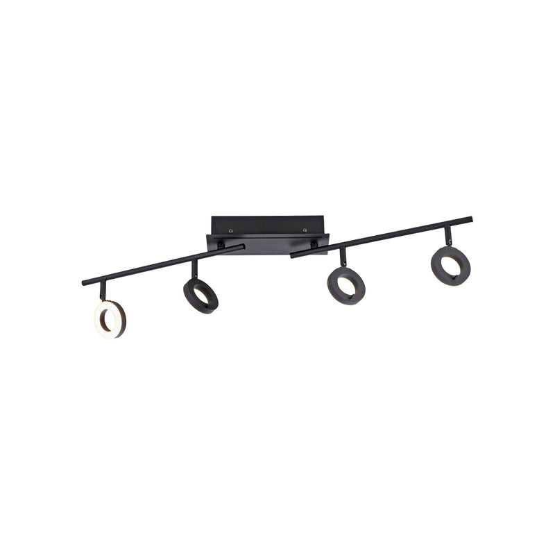 Plafoniera Paul Neuhaus SILEDA 4xLED Negru