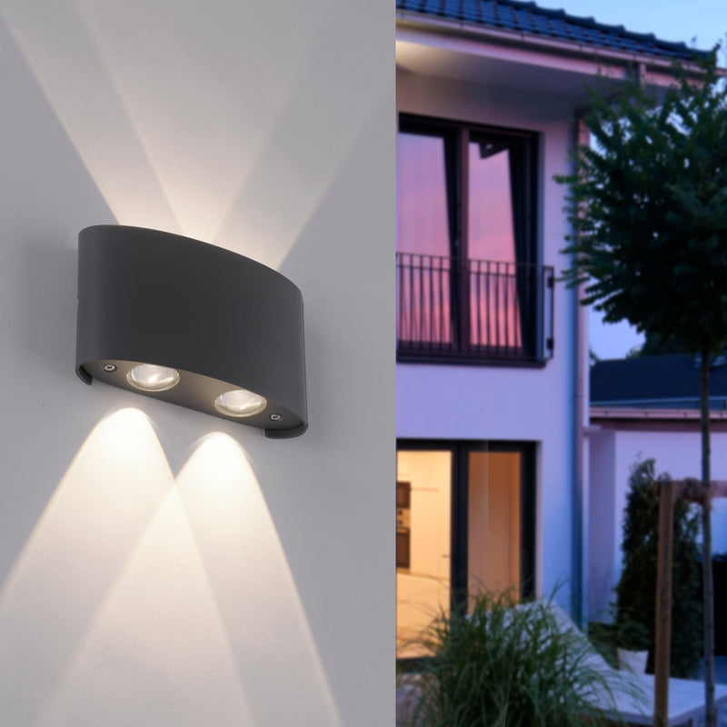 Aplica Paul Neuhaus CARLO 4xLED Antracit