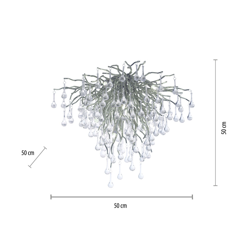 Plafoniera Paul Neuhaus ICICLE 9xG9 Otel
