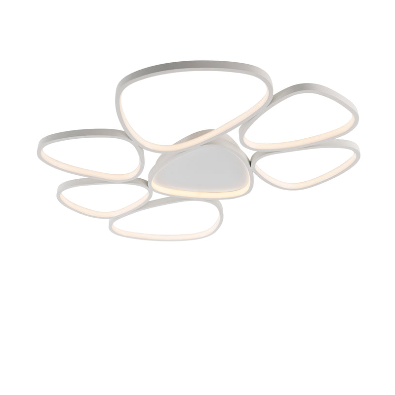 Plafoniera Paul Neuhaus PEBBLES 7xLED Alb