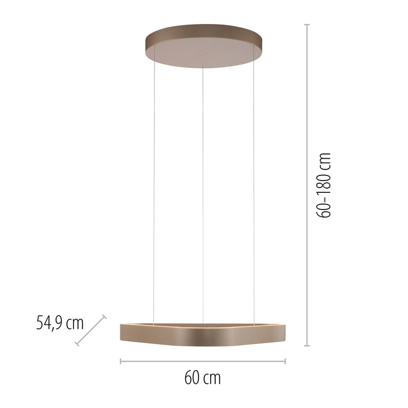 Lustra Zuma Line Q-STRETTO 2xLED Bronz