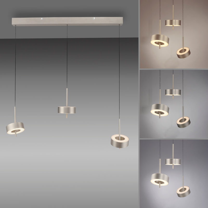 Lustra Paul Neuhaus Q-ROTATE 3xLED Aluminiu