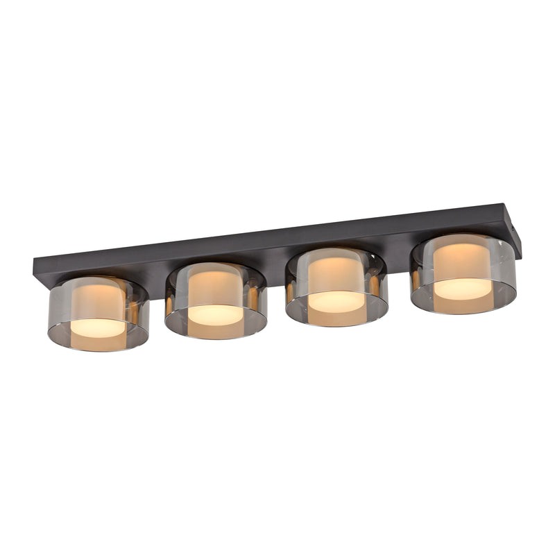 Plafoniera Paul Neuhaus RIKA 4xLED Negru